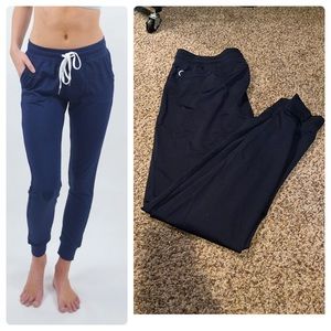 Zyia Cozy Joggers in Navy